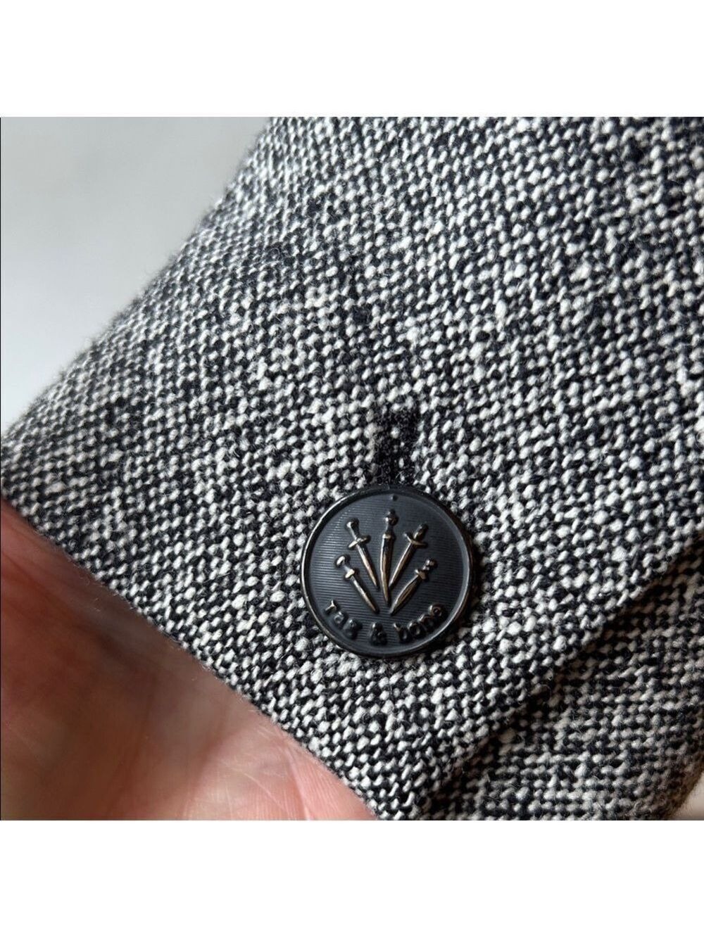 Rag & Bone Ronin Wool Textured Oversized Fit Blazer - Picture 6 of 10